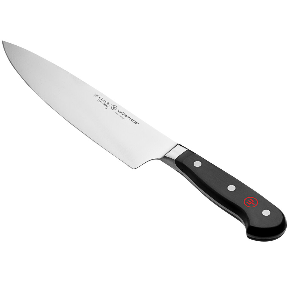 Wusthof 45817/20 Classic 8" DemiBolster Cook's Knife with POM