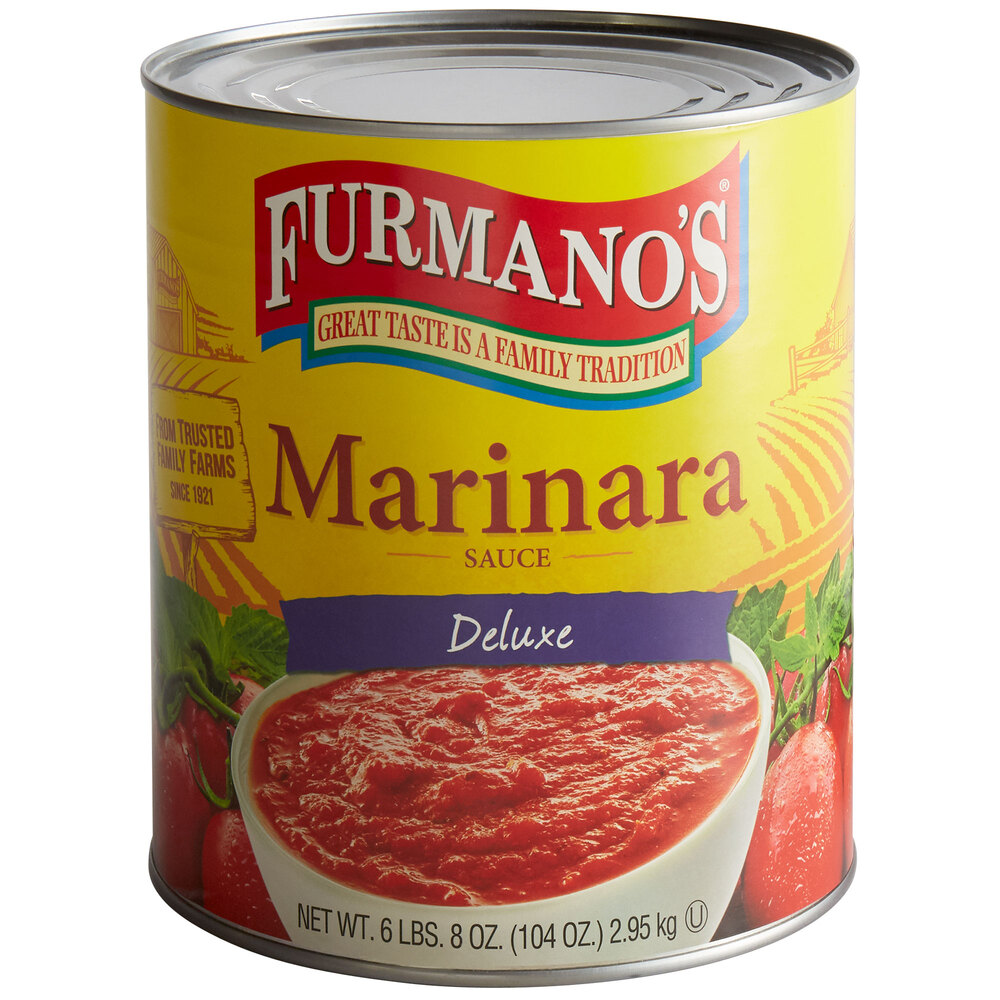 Furmano's 10 Can Deluxe Marinara Sauce 6/Case