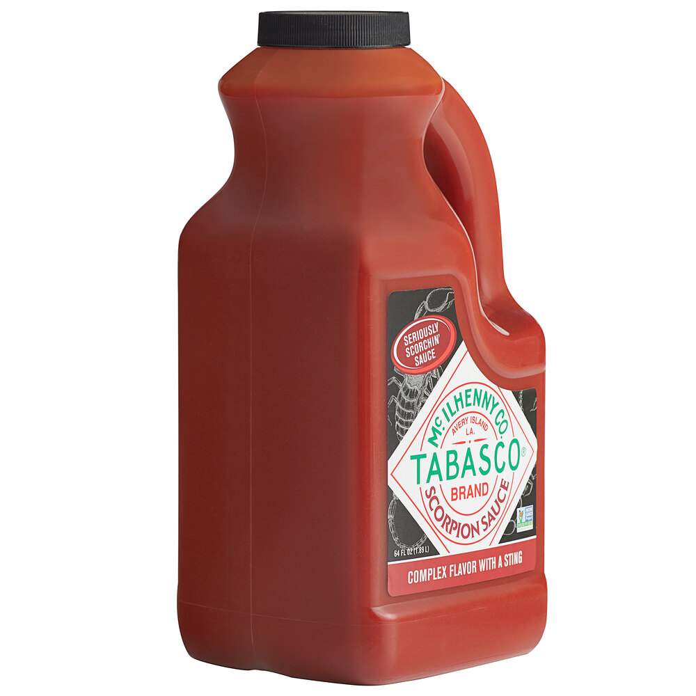 TABASCO® 64 fl. oz. Scorpion Hot Sauce - 2/Case