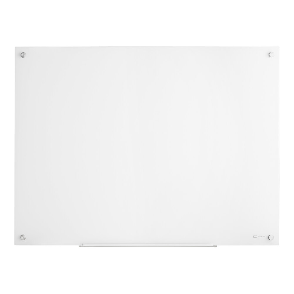 Quartet G24836W Brilliance 36" x 48" White Frameless WallMounted