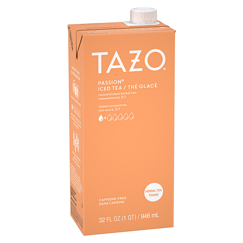 Tazo 32 oz. Passion Iced Herbal Tea 51 Concentrate