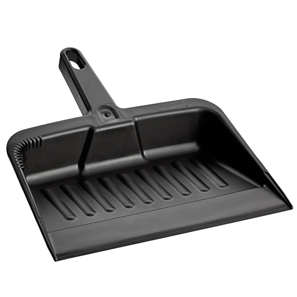Rubbermaid FG200500CHAR 12 1/4" HeavyDuty Plastic Dust Pan
