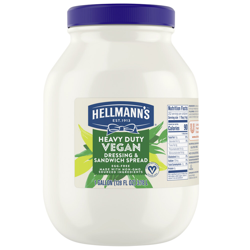 Hellmann's Vegan Mayonnaise Spread (1 Gallon) 4/Case