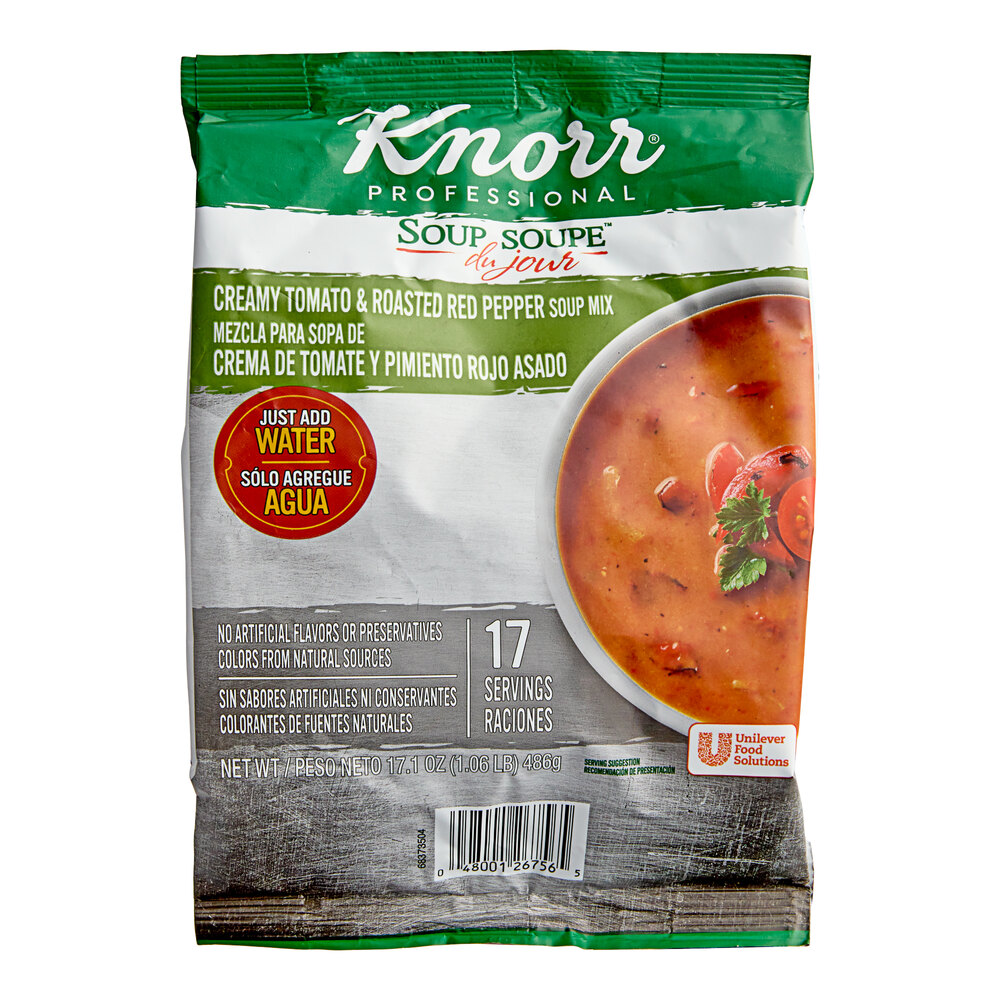 Knorr Soup du Jour Creamy Tomato and Roasted Red Pepper Soup Mix 17.1