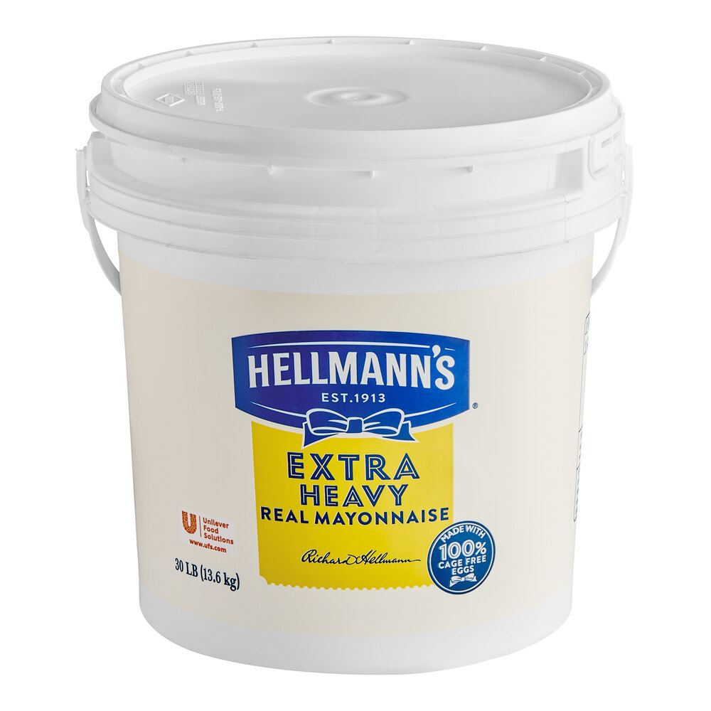 Hellmann's 30 lb. Mayonnaise Pail Extra Heavy