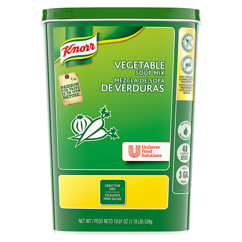 Knorr Vegetable Soup Mix - 6/Case (19.01 oz. Container)