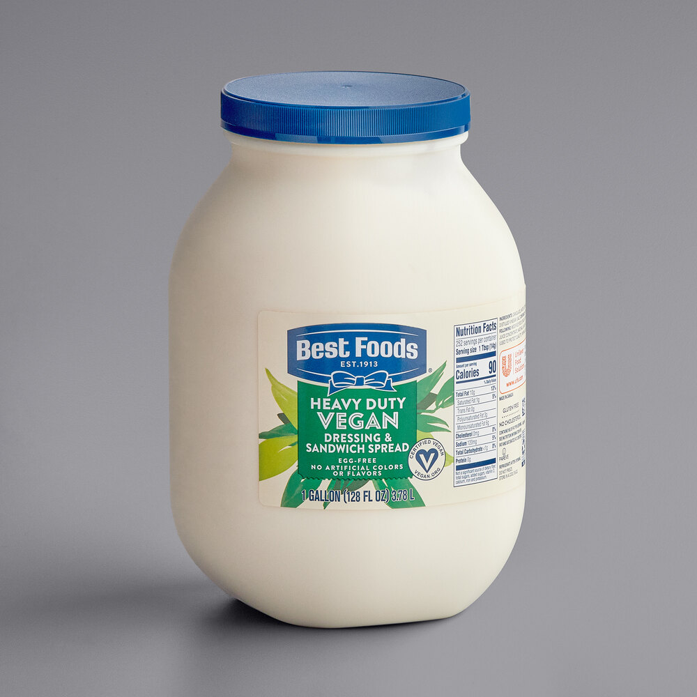 Best Foods Vegan Mayonnaise Spread 1 Gallon