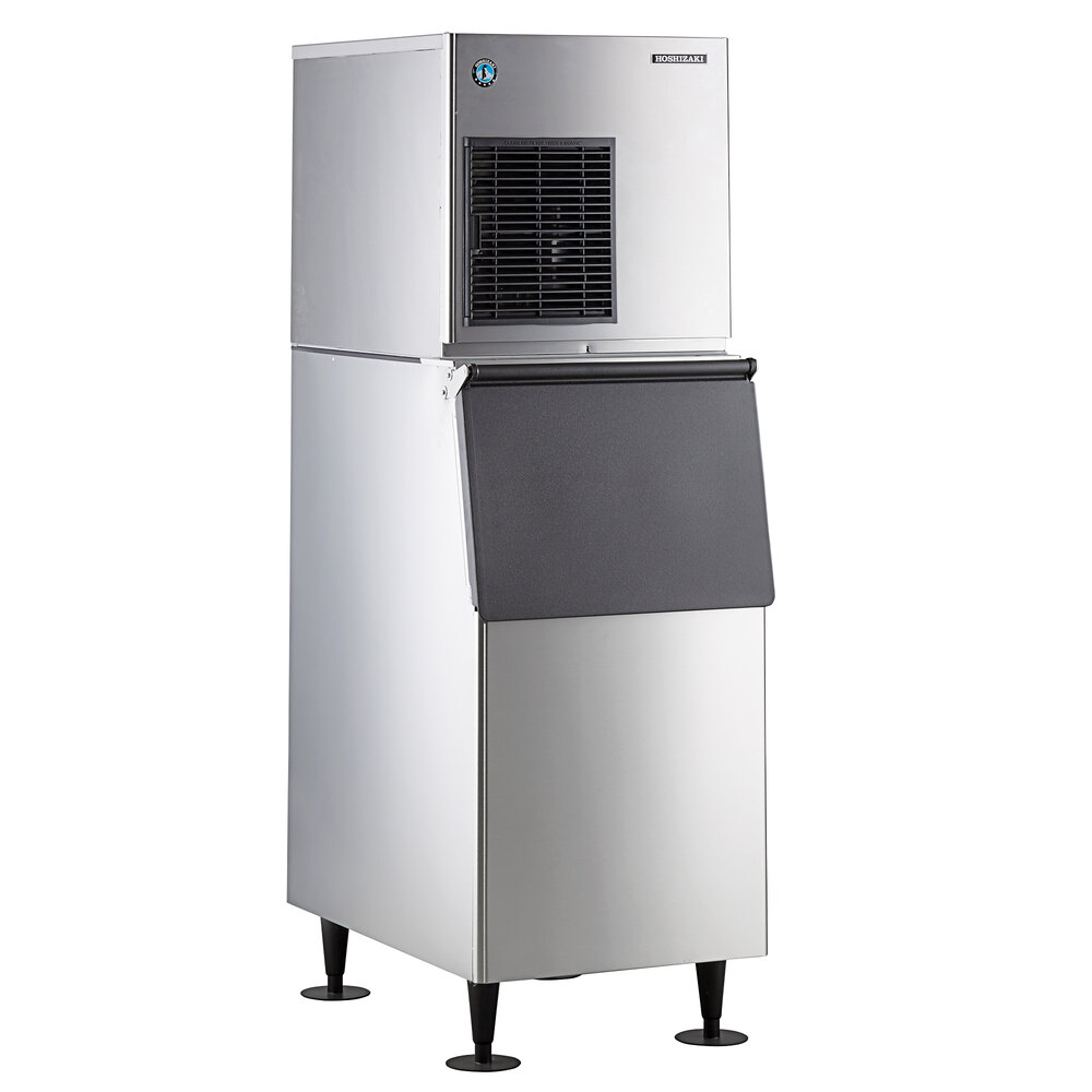 Hoshizaki F-300BAJ 353 lb. Air-Cooled Flake Ice Maker with Bin