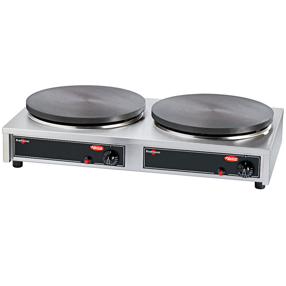 Hatco Krampouz KCMG2RCT 34" x 20" Dual Cast Iron Natural Gas Crepe