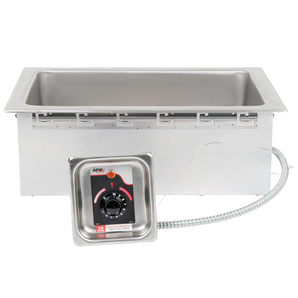 APW Wyott HFW1 Insulated One Pan Drop In Hot Food Well 120V