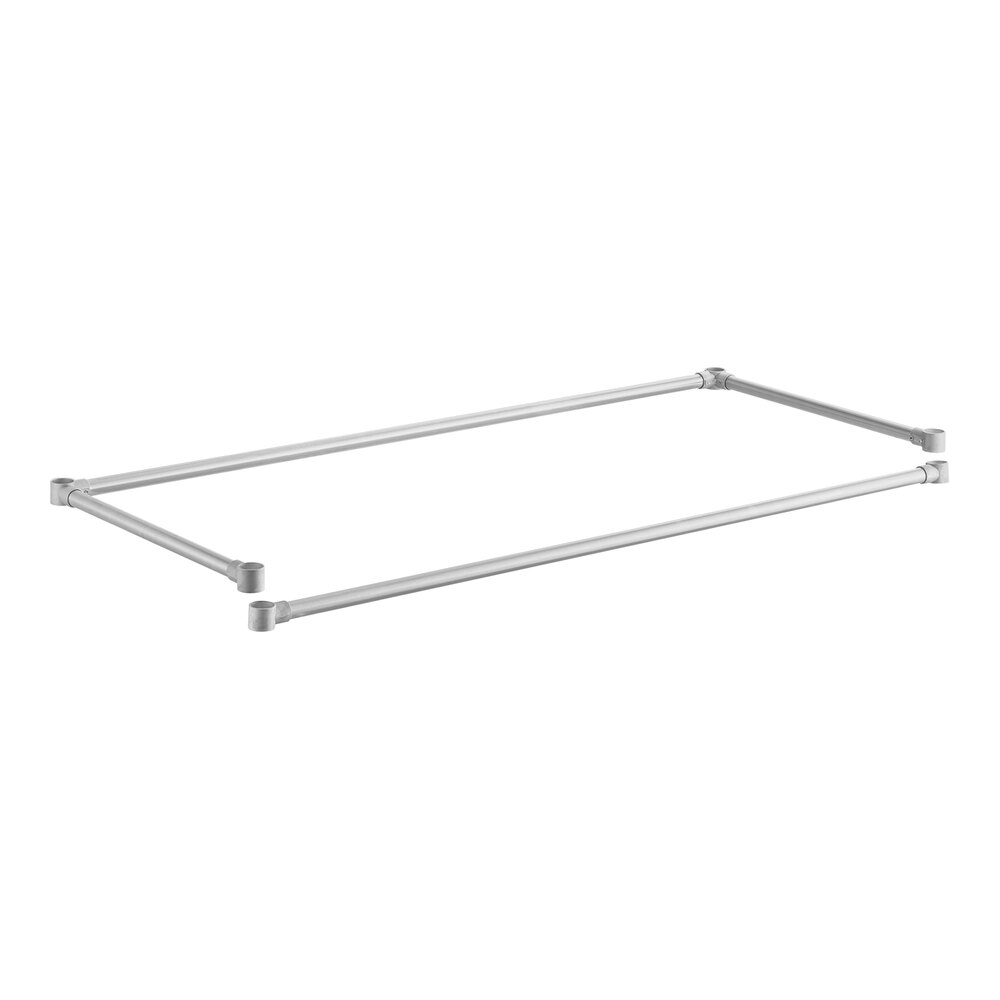 A set of two metal cross braces designed for supporting the sides of a 67-inch sink.