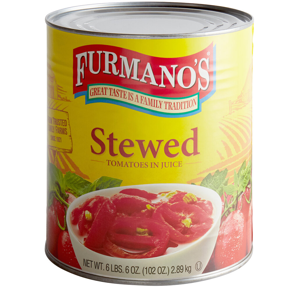 Furmano's 10 Can Stewed Tomatoes 6/Case