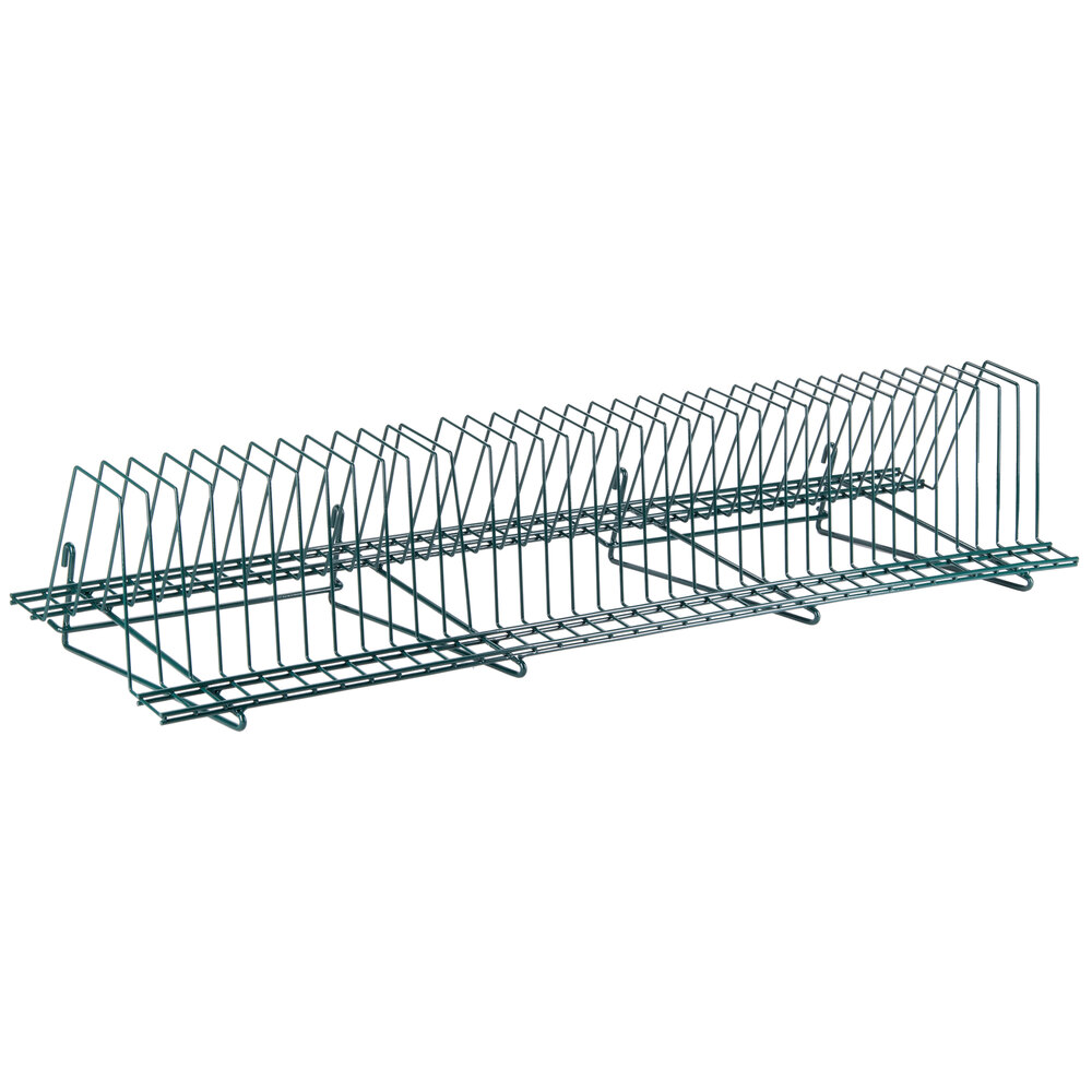 Metro TDR48K3 Metroseal Green Grid Mounted Tray Drying Rack