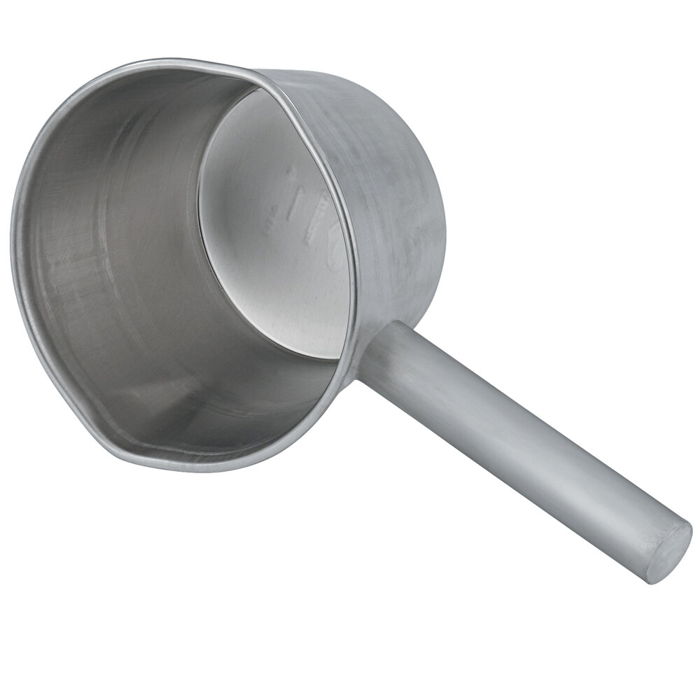 Vollrath 4752 64 oz. Aluminum Dipper with Angled Handle