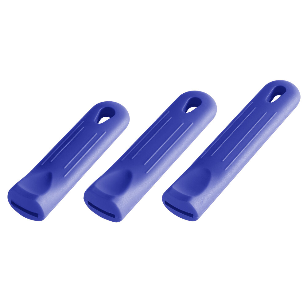 Choice 3Pack Blue Removable Silicone Pan Handle Sleeves for 7" and 8", 10" and 12", and 14
