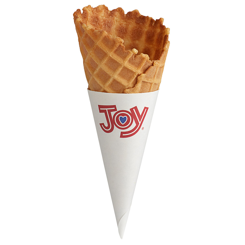 JOY Small Jacketed Waffle Cone 276/Case