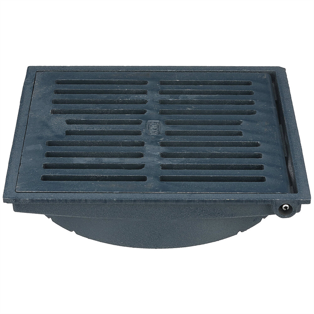 Zurn Elkay P610HTOPASSY 12 1/2" Square Cast Iron Hinged Slotted