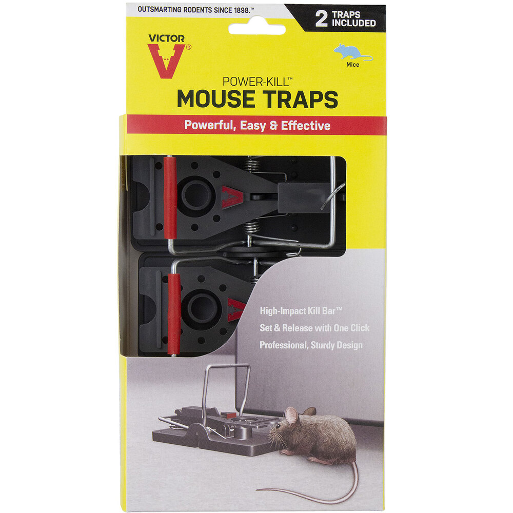 Victor Quick Kill Mouse Trap - pack (2 traps) - Best Pest Supplies