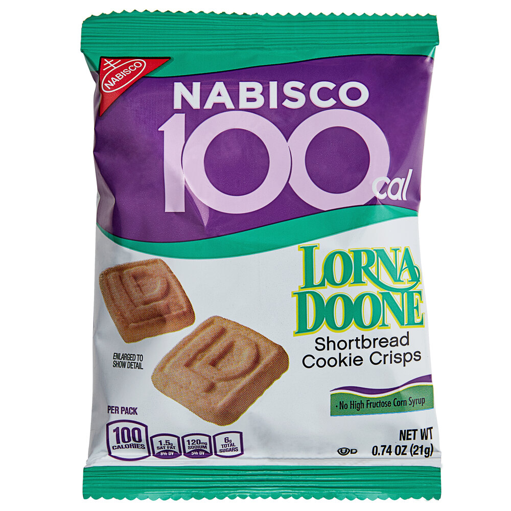 Nabisco Lorna Doone Shortbread Cookie 100 Calorie Snack Packs 72/Case