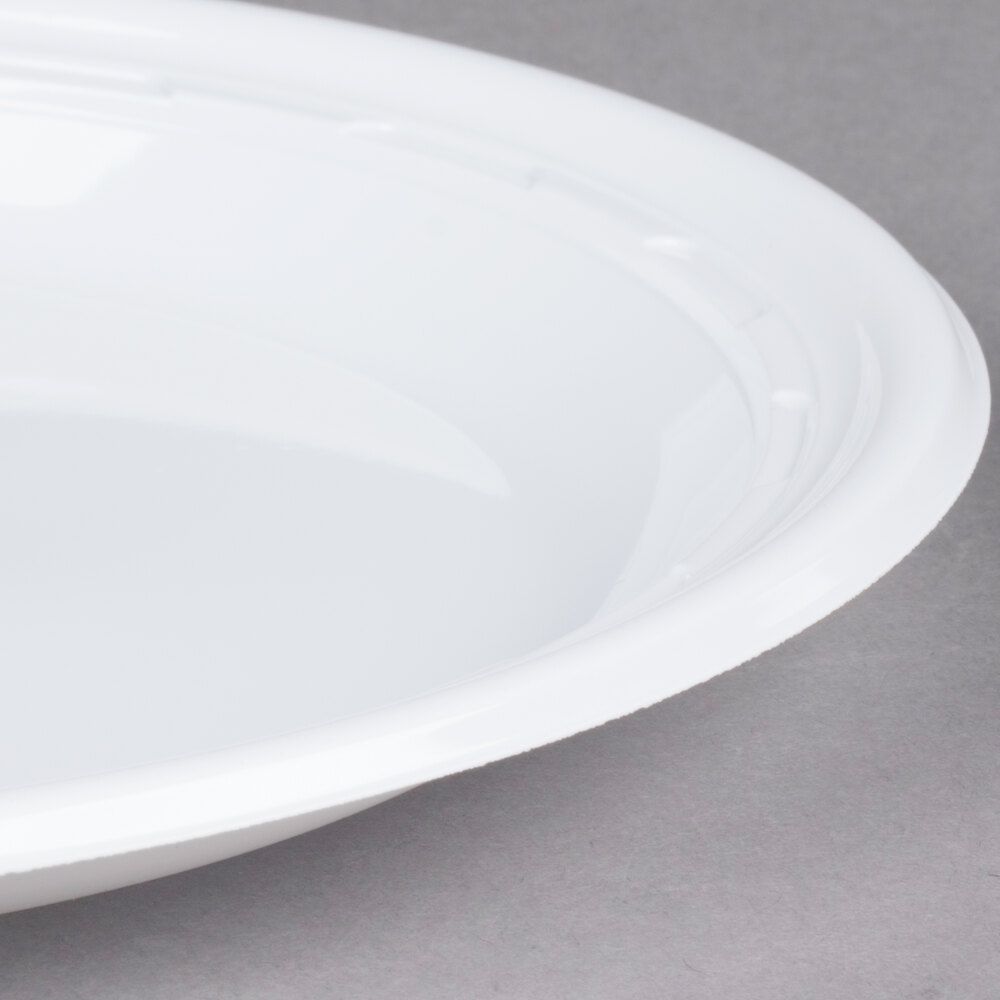 Dart 6pwf Famous Service Plastic Dinnerware Plate 6" Diameter White 125 for sale online 