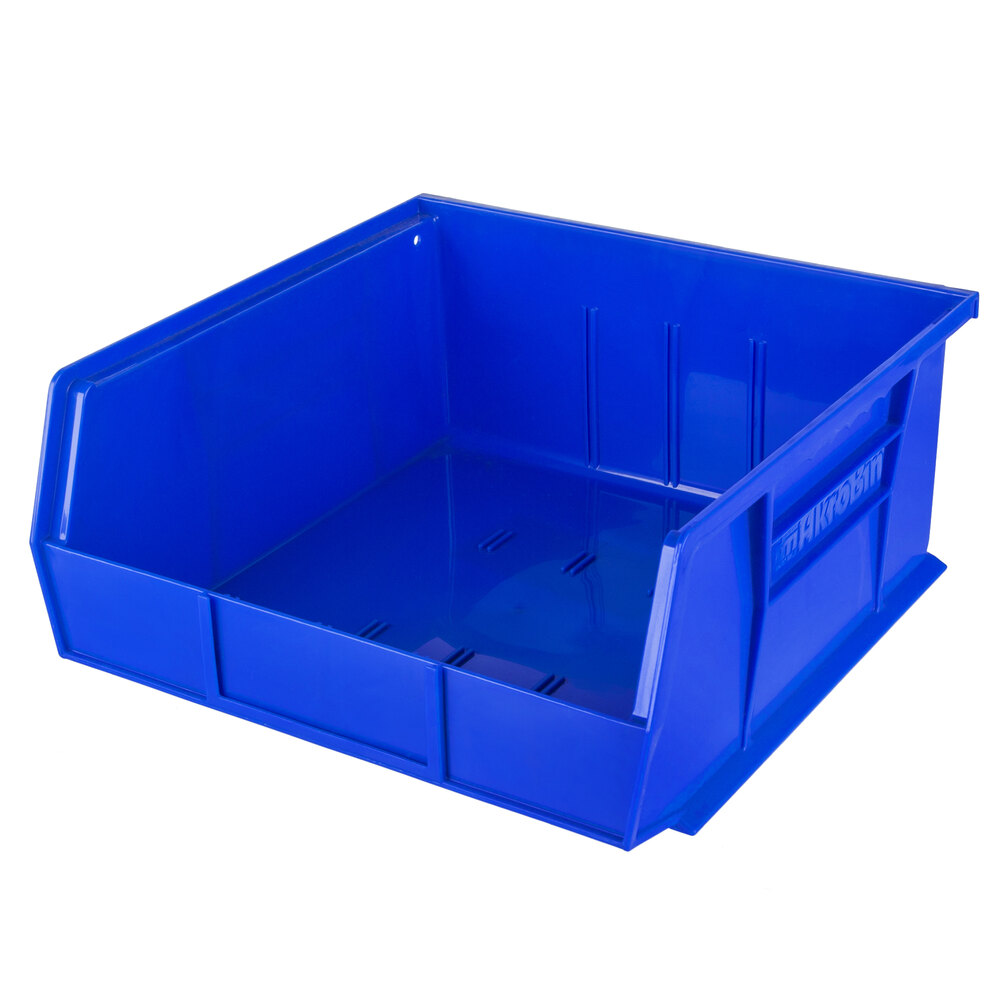Metro MB30235B Blue Stack Bin 10 7/8" x 11" x 5"