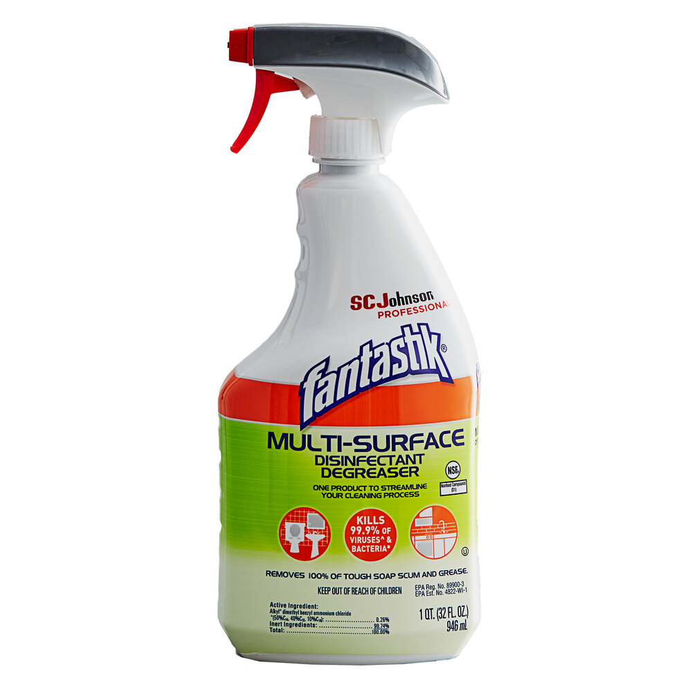 SC Johnson 311836 Fantastik® 32 oz. MultiSurface Disinfectant Degreaser