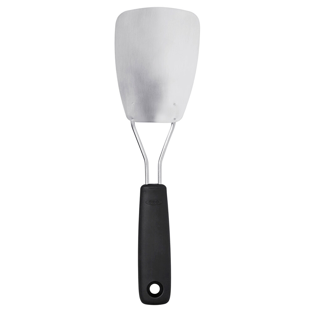 OXO 1050062 Good Grips 13 Stainless Steel Flexible Solid Spatula / Turner
