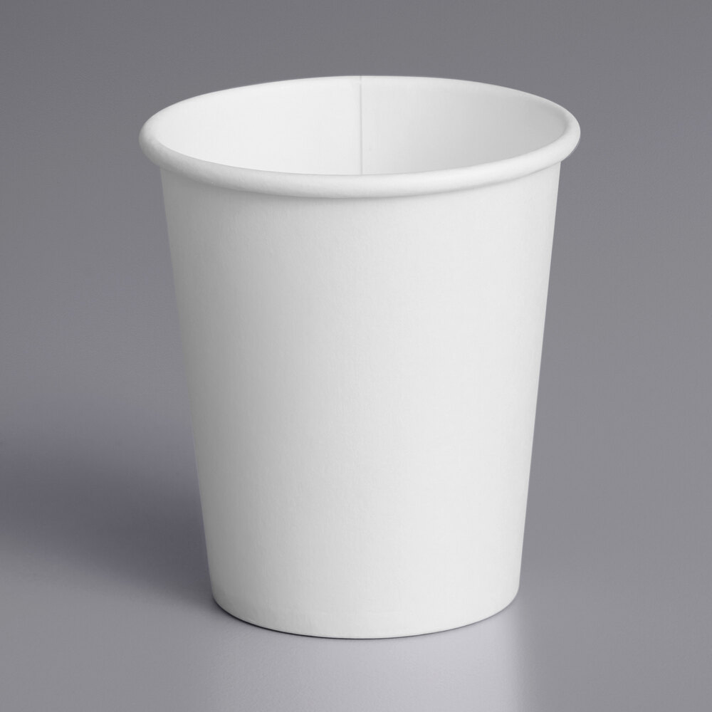 Choice 5 oz. White Unlined Paper Cold Cup - 500/Pack