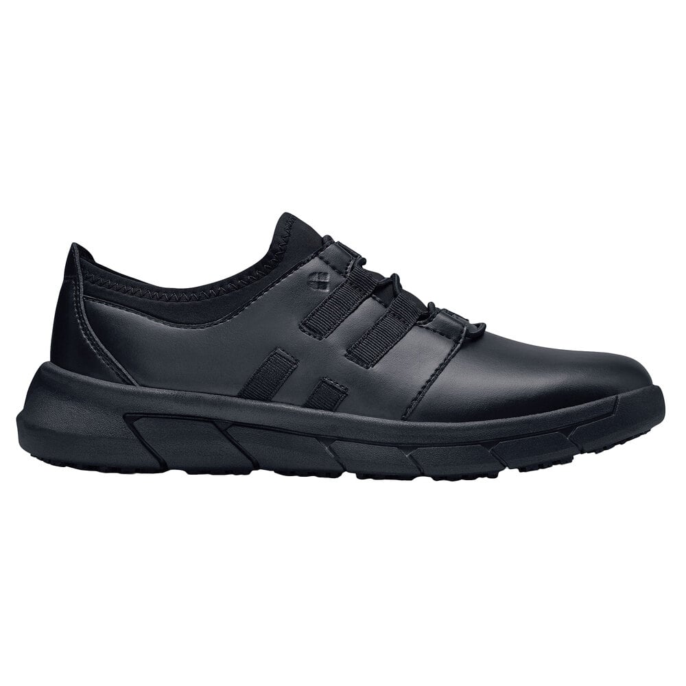 Shoes For Crews Womens Pro Black Slip Resistant Steel Toe Work Shoes 8294