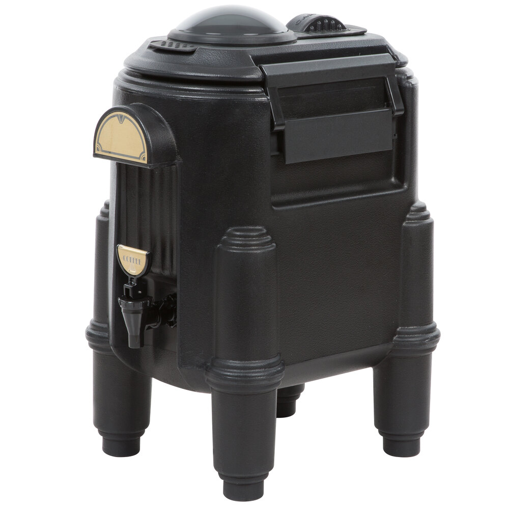 Cambro CSR3110 Camserver® 3 Gallon Black Insulated Beverage Dispenser