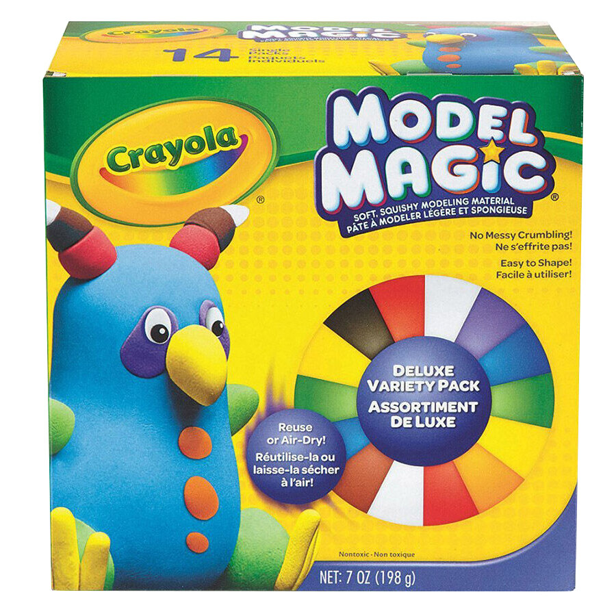 Crayola 232403 Model Magic 7 oz. 9 Assorted Color Modeling Compound