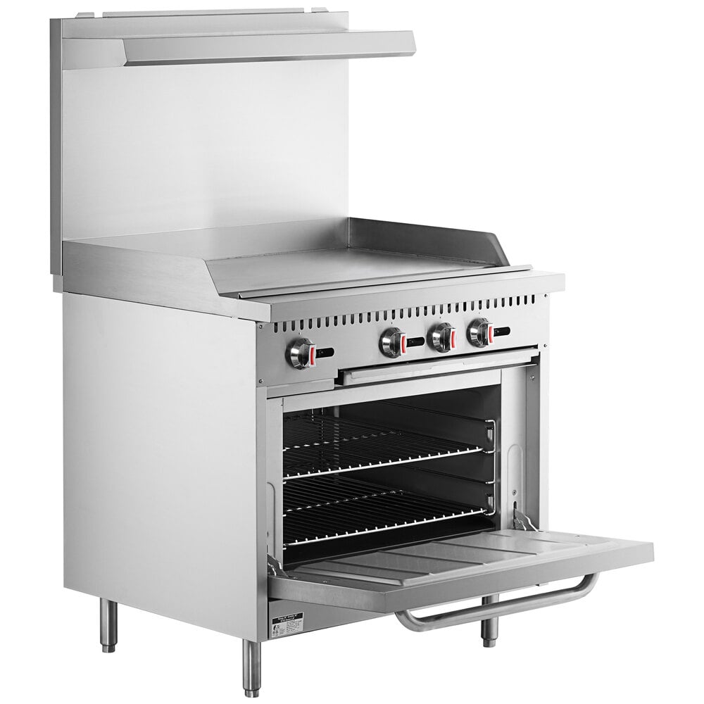 Cooking Performance Group 36RSBNL 6 Burner Gas Range / Hot Plate with  Cabinet Base - 132,000 BTU