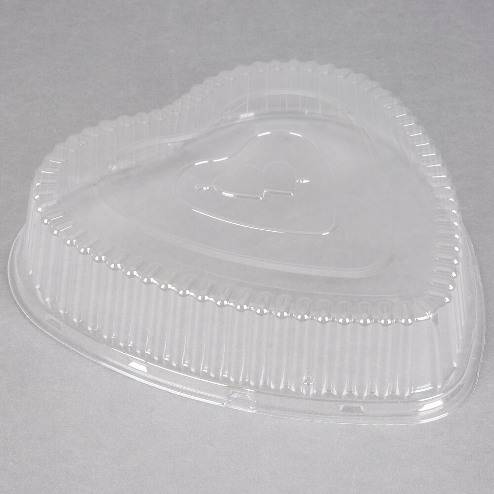 Durable Packaging Clear Dome Lid For Heart Shaped Baking Pan durable-packaging-clear-dome-lid-for-heart-shaped-baking-pan