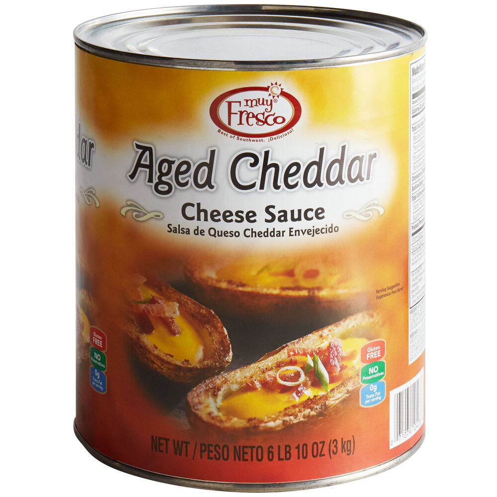 Muy Fresco Aged Cheddar Nacho Cheese Sauce 10 Can 6/Case