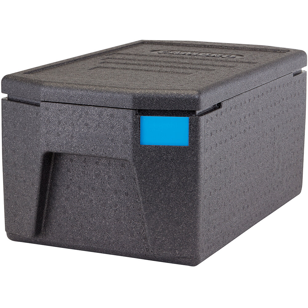Cambro Cam GoBox® Black Top Loading EPP Insulated Food Pan Carrier With ...