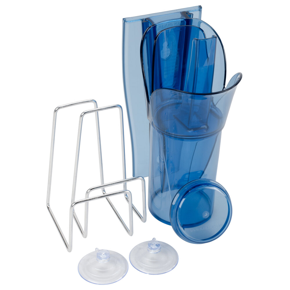 San Jamar SI5000 SafTIce Ice Scoop Holder with 610 oz. Ice Scoop