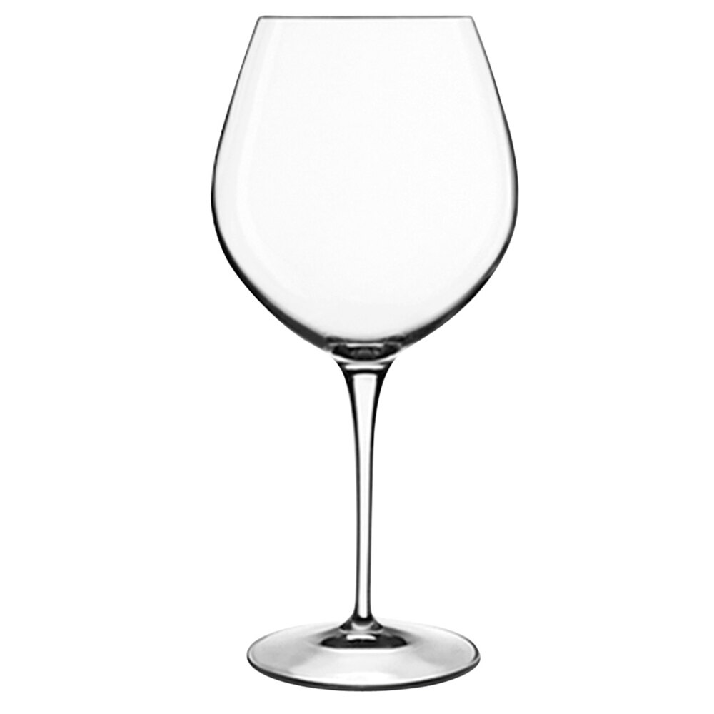 University Glass NCAA unisex Collegiate Luigi Bormioli 22 oz Titanium Robusto Red Wine Glass Set of 2