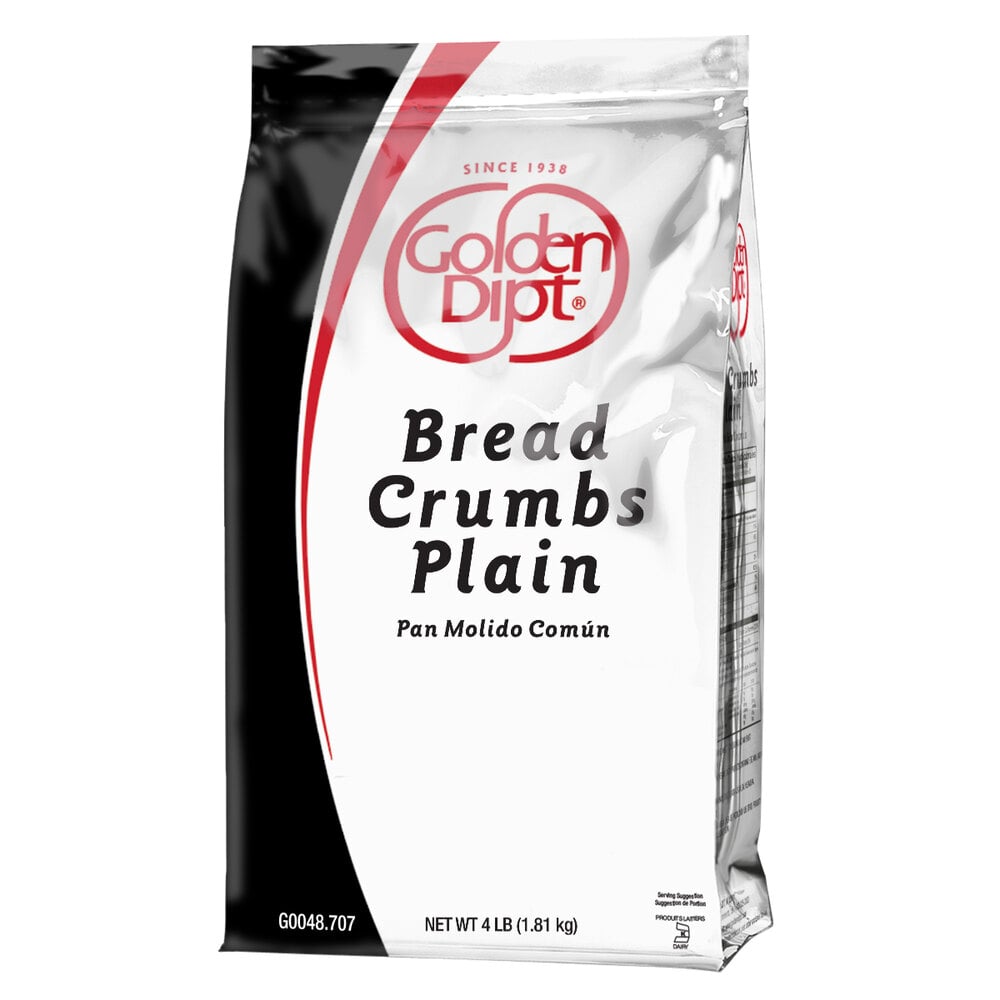 Golden Dipt 4 lb. Plain Bread Crumbs 6/Case