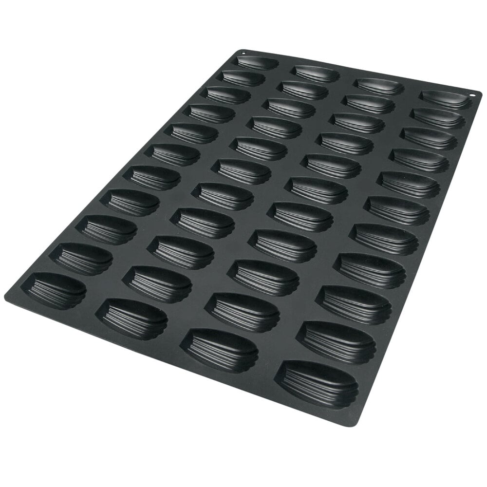 Silikomart SQ005 44 Compartment Madeleine Silicone Baking Mold 3 1/16