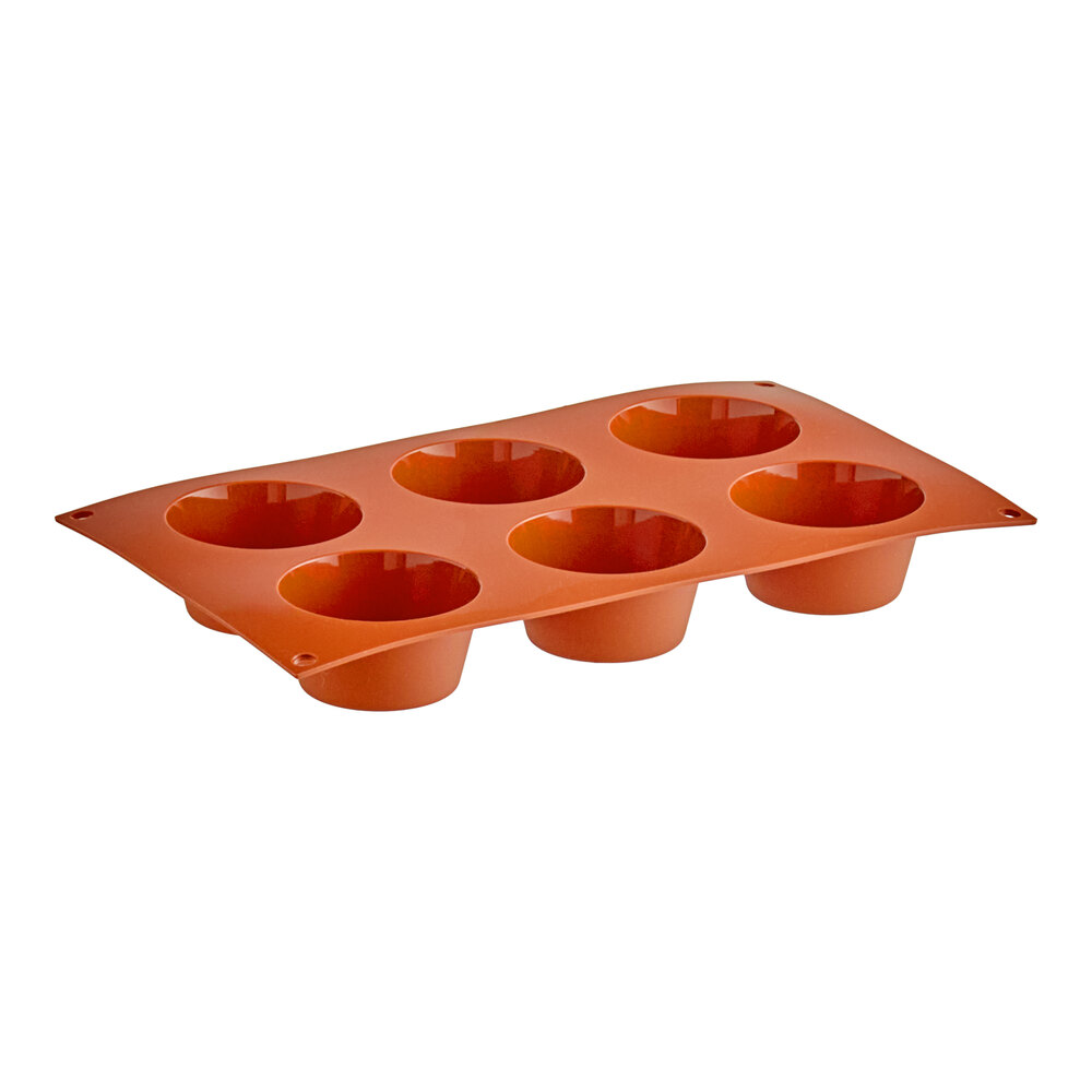 Silikomart SF023 SiliconFLEX 6 Compartment Medium Muffins Silicone
