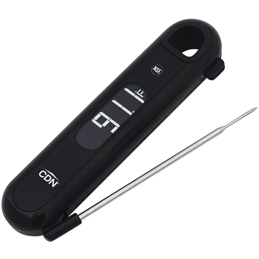 CDN DTF572 ProAccurate 4 1/2" Digital Folding Thermocouple Thermometer