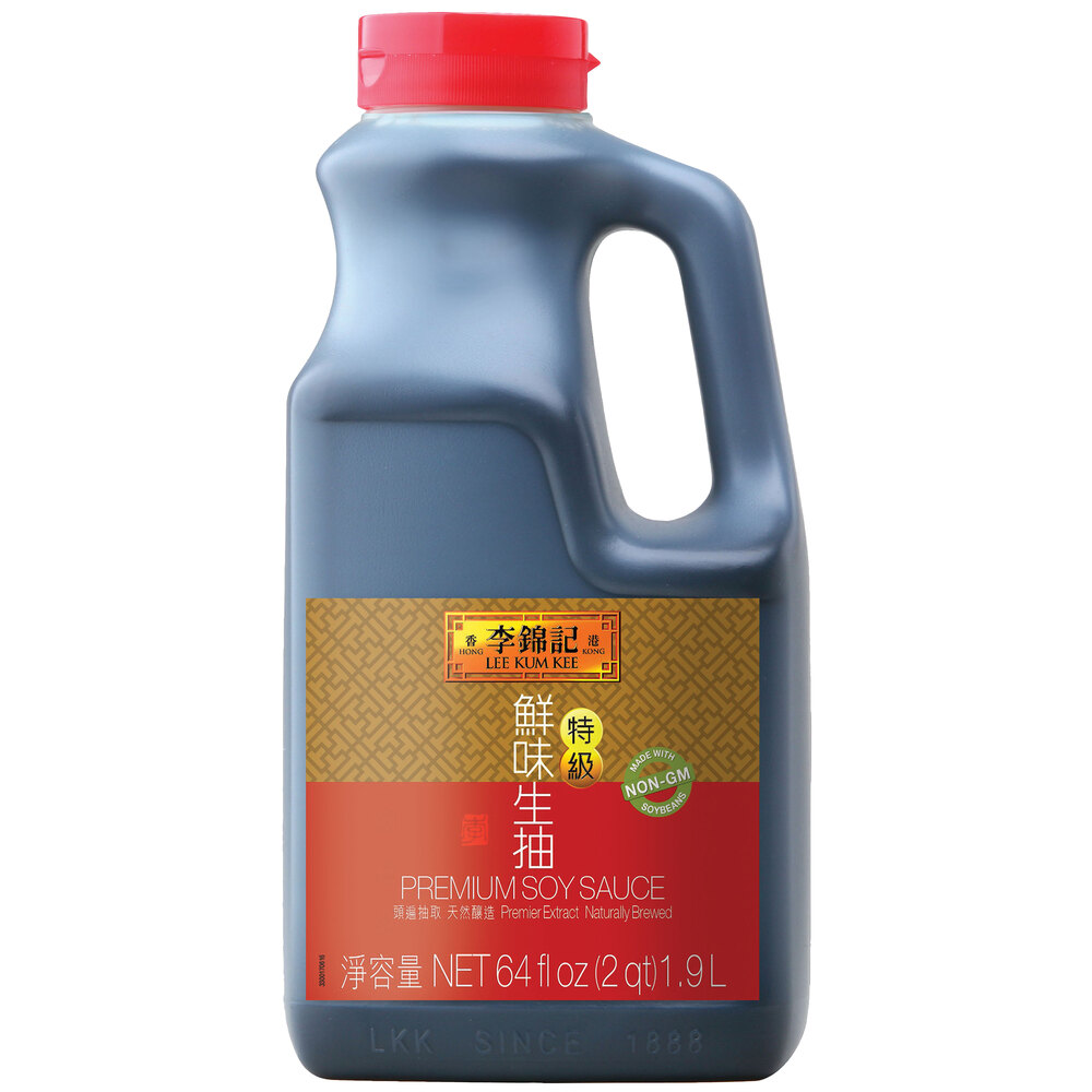 Lee Kum Kee .5 Gallon Premium Soy Sauce 6/Case