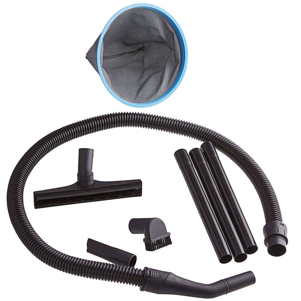 2 1/2 Gallon Poly Commercial Wet / Dry Vacuum with Toolkit - 100