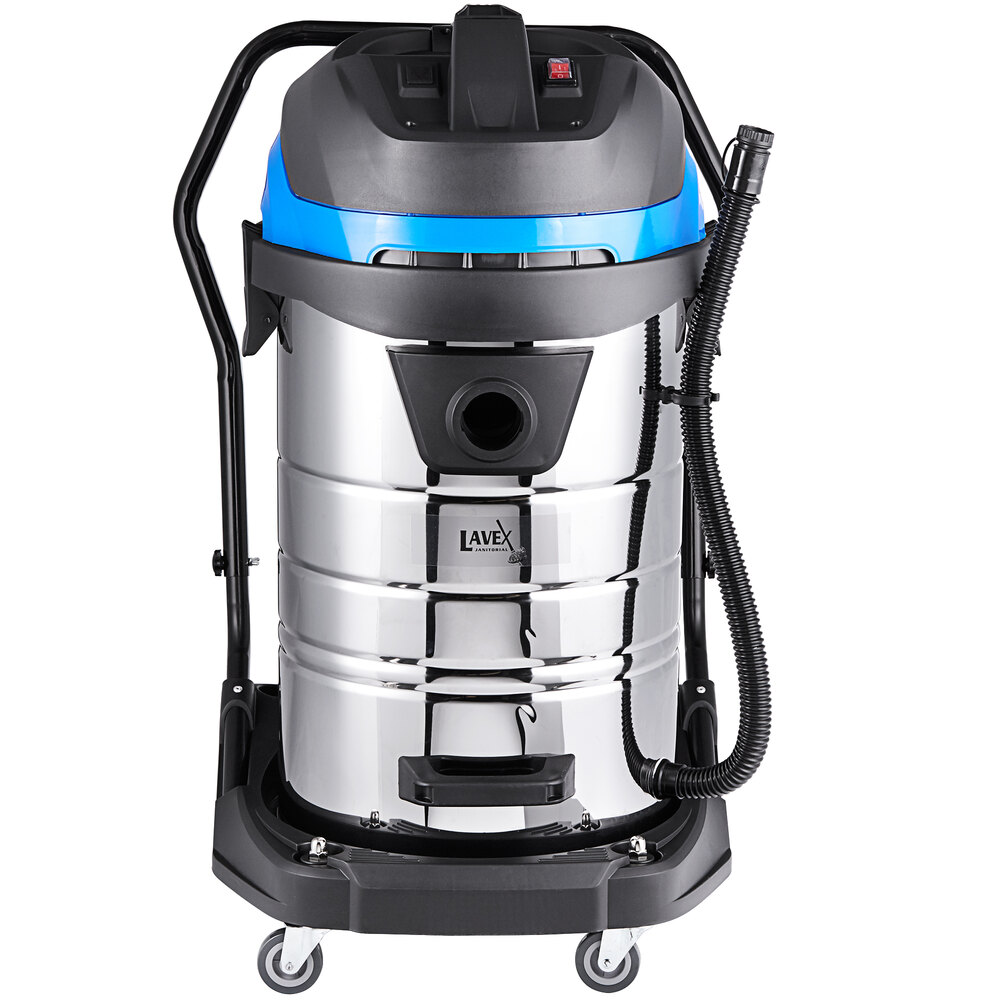 21 Gallon Stainless Steel Commercial Wet / Dry Vacuum with Toolkit