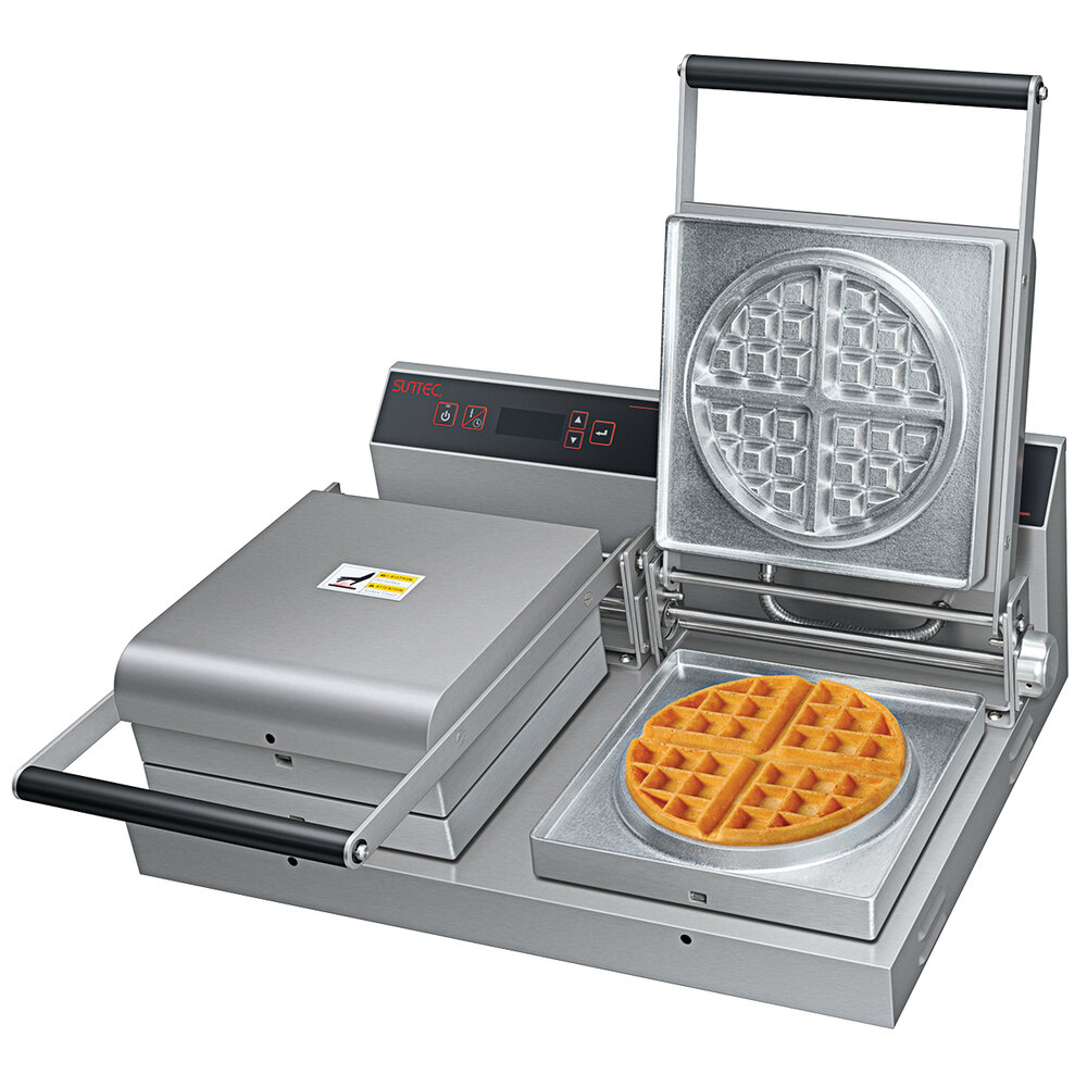 Hatco SNACK2 Double Snack System with Belgian Waffle Plate and 1 Plate