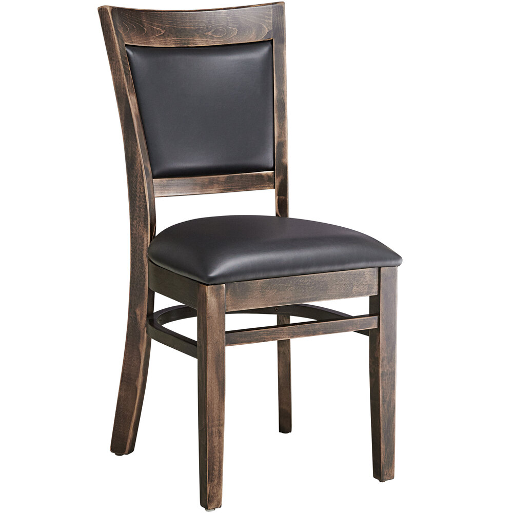 Lancaster Table & Seating Sofia Vintage Finish Wood Chair with Black