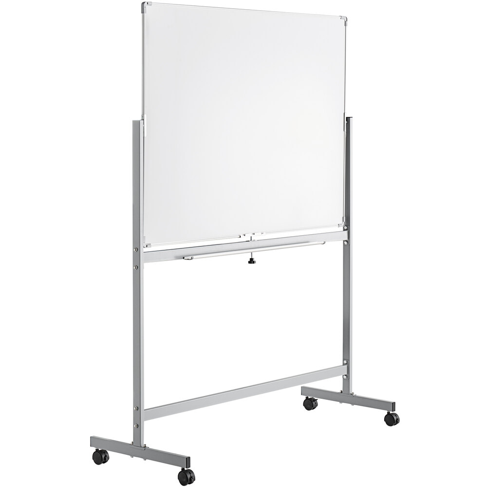 48 X 36 2 Markers and 6 Magnets Finefurniture Mobile Magnetic Whiteboard Dry Erase Board Height and Angle Adjustable Feature Including 1 Eraser 