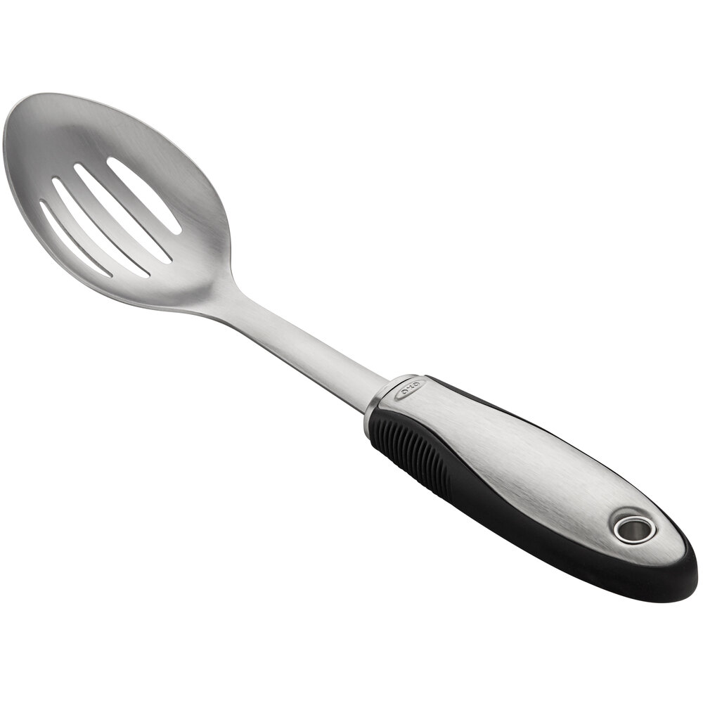 OXO 53481 SteeL™ 11" Slotted Stainless Steel Basting Spoon