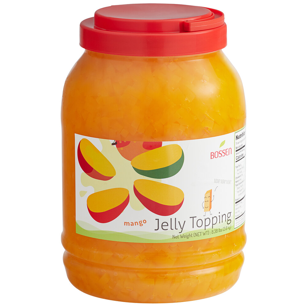 Mango Jelly Bubble Tea Topping (8.38 lb.)