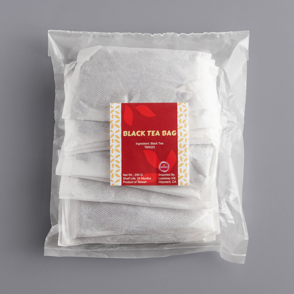 Bossen Large Black Loose Leaf Tea Bags 10/Pack